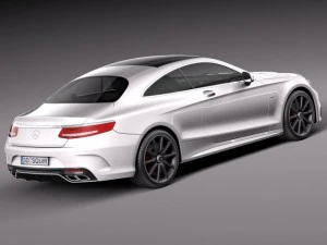 Mercedes-Benz S63 AMG Coupe 2015 3D Model