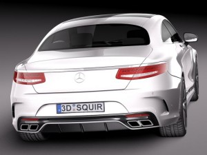 Mercedes-Benz S63 AMG Coupe 2015 3D 模型