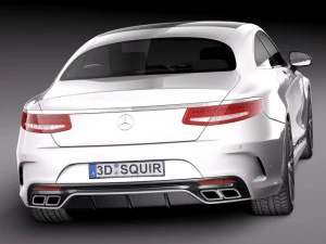 Mercedes-Benz S63 AMG Coupe 2015 3D Model