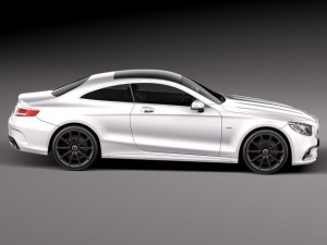 Mercedes-Benz S63 AMG Coupe 2015 3D 模型