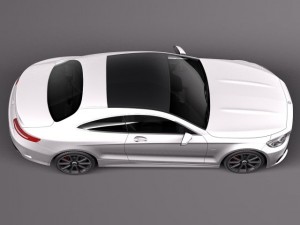 Mercedes-Benz S63 AMG Coupe 2015 3D 模型