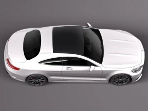 Mercedes-Benz S63 AMG Coupe 2015 3D Model
