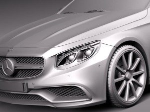 Mercedes-Benz S63 AMG Coupe 2015 3D 模型