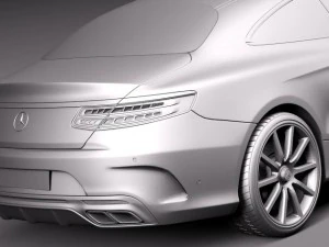 Mercedes-Benz S63 AMG Coupe 2015 3D Model