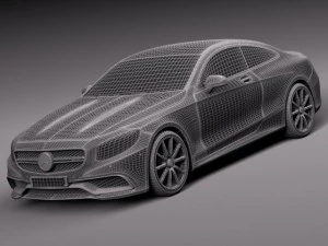 Mercedes-Benz S63 AMG Coupe 2015 3D Model