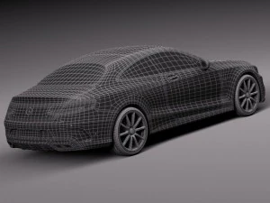 Mercedes-Benz S63 AMG Coupe 2015 3D Model