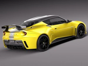 Lotus Evora GTE 2012 3D Model