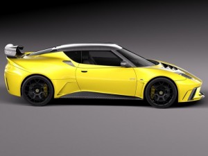 Lotus Evora GTE 2012 3D Model