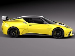 Lotus Evora GTE 2012 3D Model