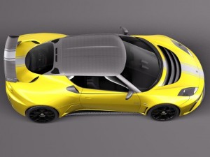Lotus Evora GTE 2012 3D Model