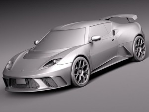 Lotus Evora GTE 2012 3D Model