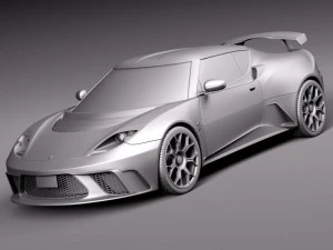 Lotus Evora GTE 2012 3D Model