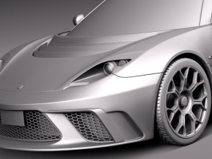 Lotus Evora GTE 2012 3D Model