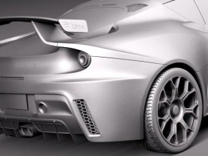 Lotus Evora GTE 2012 3D Model