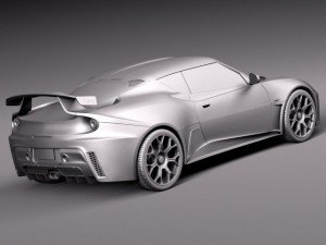 Lotus Evora GTE 2012 3D Model