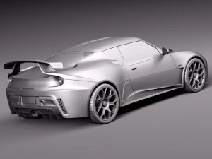Lotus Evora GTE 2012 3D Model