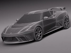 Lotus Evora GTE 2012 3D Model