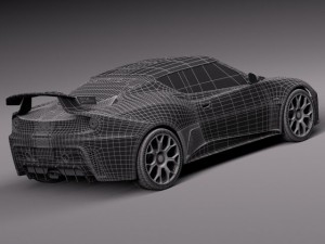 Lotus Evora GTE 2012 3D Model