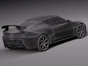 Lotus Evora GTE 2012 3D Model