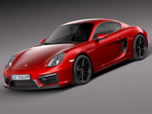 Porsche Cayman GTS 2014 3D Модель