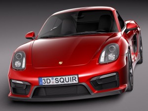 Porsche Cayman GTS 2014 Model 3D