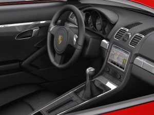 Porsche Cayman GTS 2014 3D Model