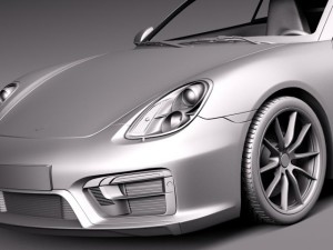 Porsche Cayman GTS 2014 Model 3D