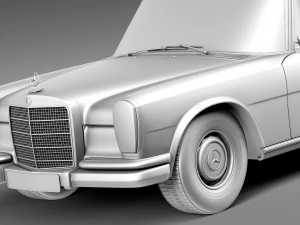 Mercedes-Benz 600 W100 Pullman 1963-1981 3D Model
