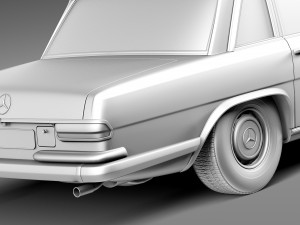 Mercedes-Benz 600 W100 Pullman 1963-1981 3D मॉडल
