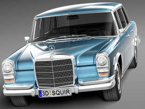 Mercedes-Benz 600 W100 1963-1981 Model 3D