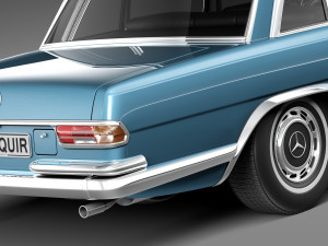 Mercedes-Benz 600 W100 1963-1981 Model 3D