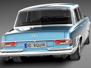 Mercedes-Benz 600 W100 1963-1981 Model 3D