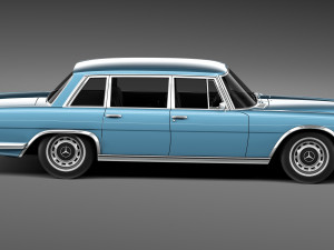 Mercedes-Benz 600 W100 1963-1981 Model 3D