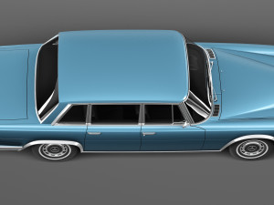 Mercedes-Benz 600 W100 1963-1981 Model 3D
