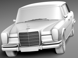 Mercedes-Benz 600 W100 1963-1981 Model 3D