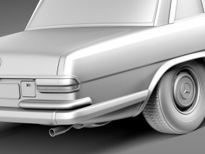 Mercedes-Benz 600 W100 1963-1981 Model 3D