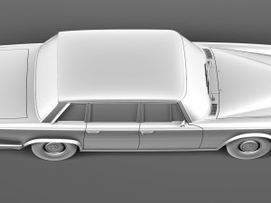 Mercedes-Benz 600 W100 1963-1981 Model 3D