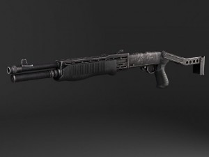 spas12 shotgun 3D Model