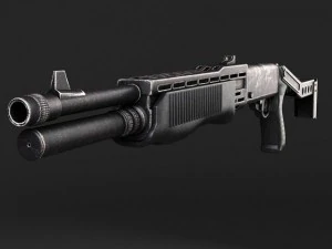 Spas12 Shotgun 3D Model
