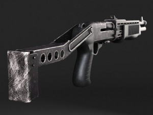 Spas12 Shotgun Modelo 3D