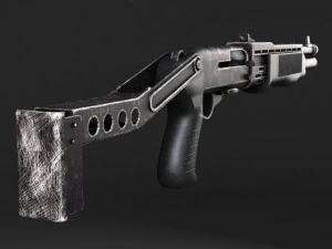 Spas12 Shotgun 3D Model