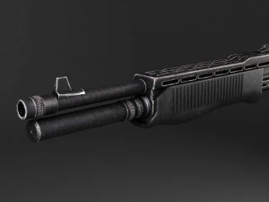 Spas12 Shotgun 3D Model