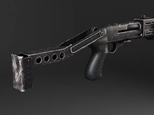 Spas12 Shotgun 3D Model