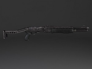 Spas12 Shotgun Modelo 3D