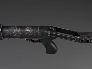 Spas12 Shotgun 3D Model