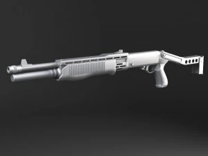 Spas12 Shotgun 3D Model