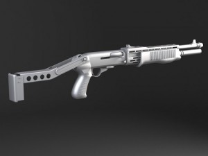 Spas12 Shotgun Modelo 3D