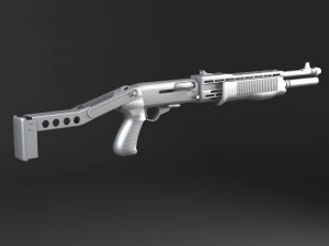 Spas12 Shotgun 3D Model