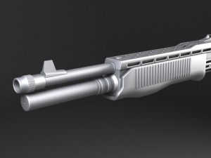 Spas12 Shotgun Modelo 3D