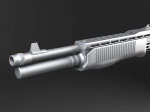 Spas12 Shotgun 3D Model